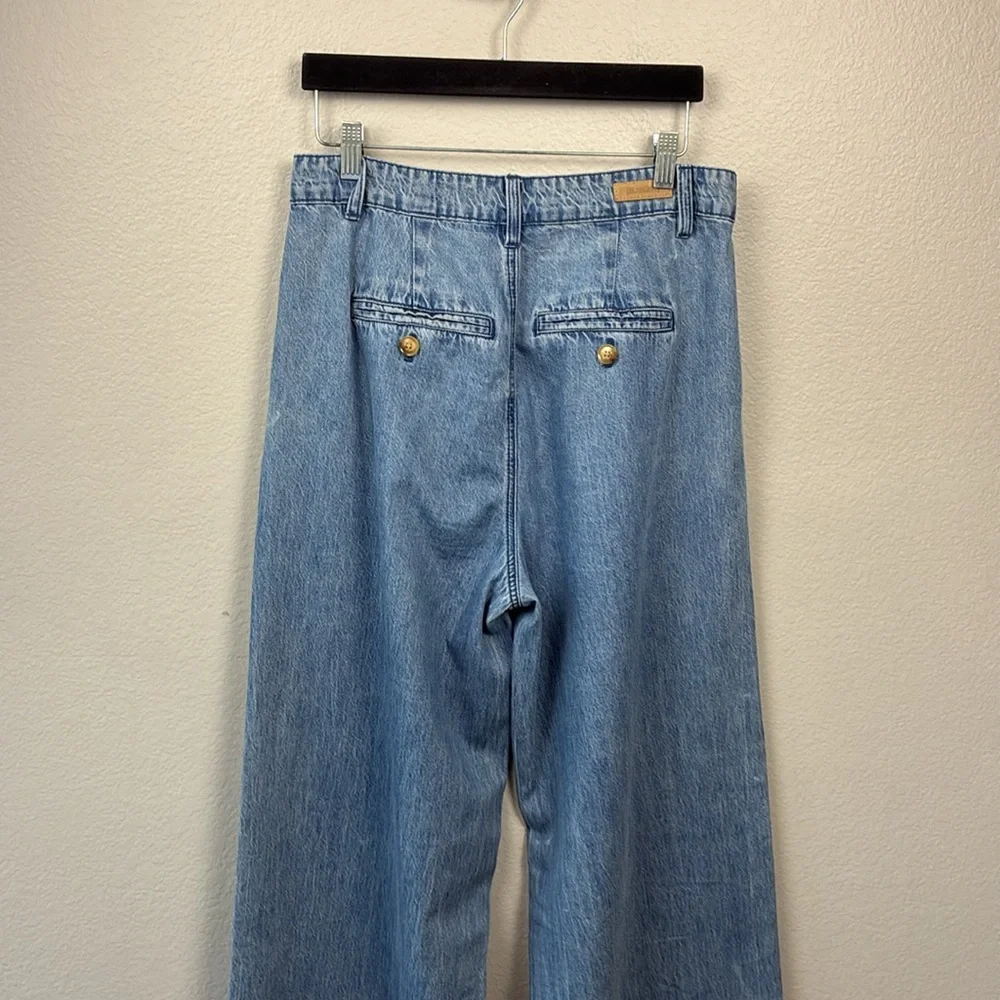 Blank NYC Light Blue Wide Leg Flare Jeans - Picture 6 of 10